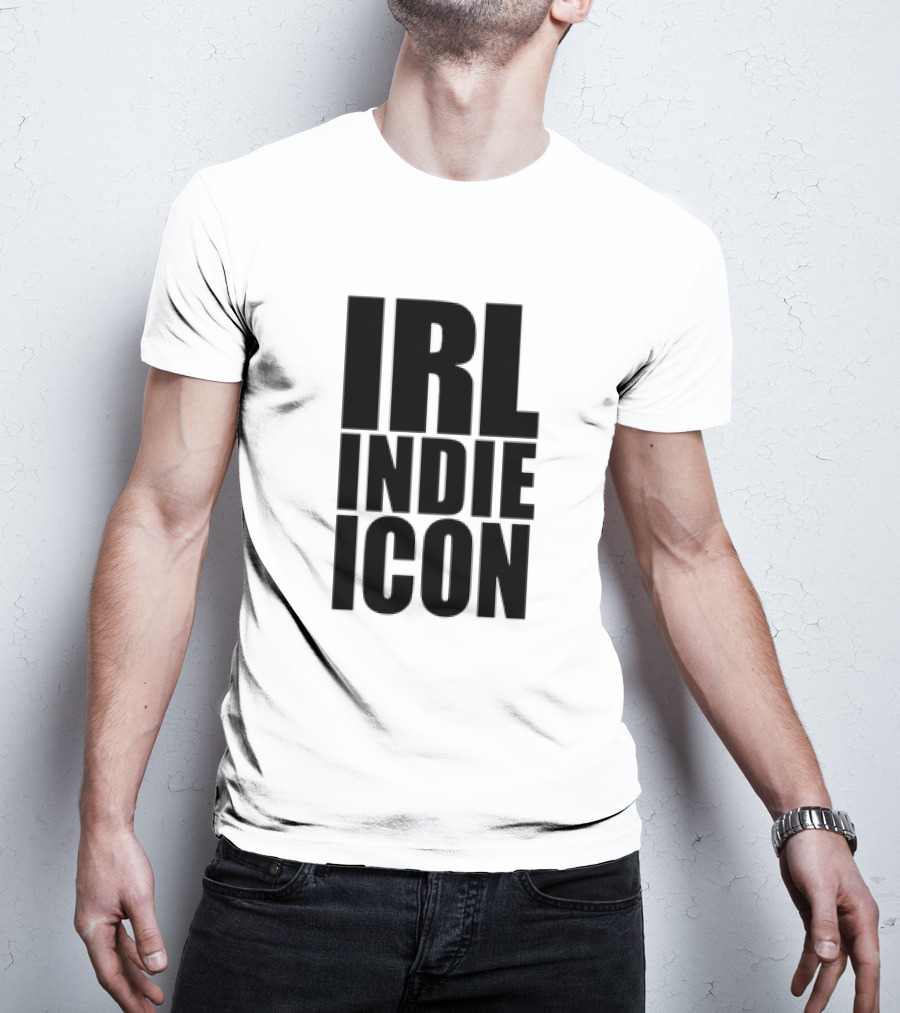 IRL Indie Icon Text Block T-Shirt