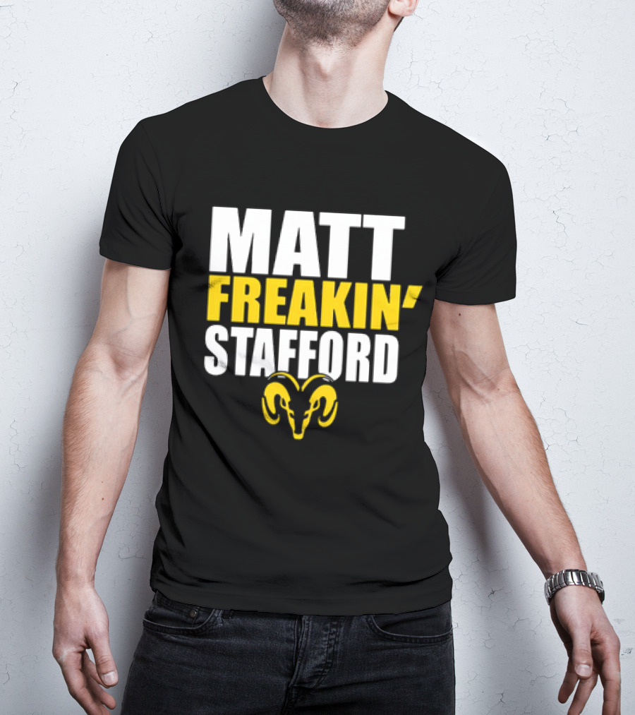 Los Angeles Rams Matt Freakin’ Stafford Iconic Ram T-Shirt