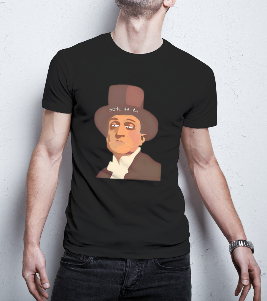 The Man Ooh La La Top Hat Gentleman Vintage Caricature Essential T-Shirt