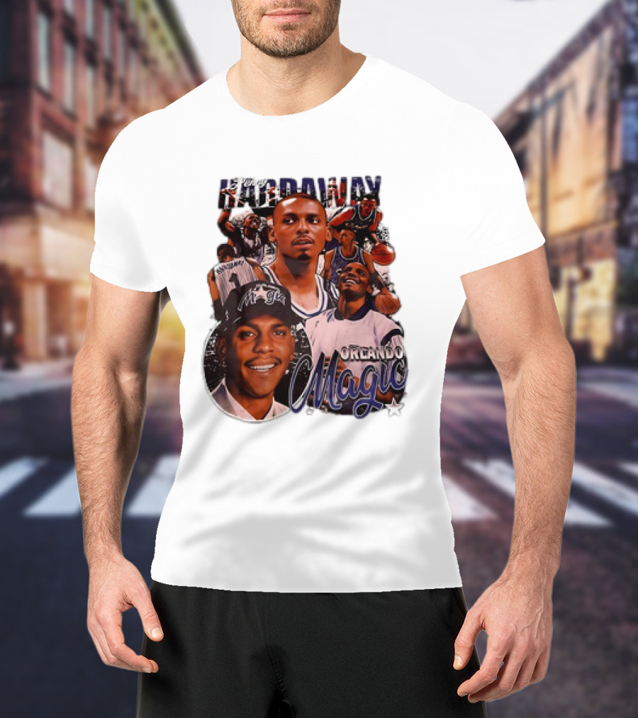 Hardaway Orlando Magic Retro Basketball Legend T-Shirt