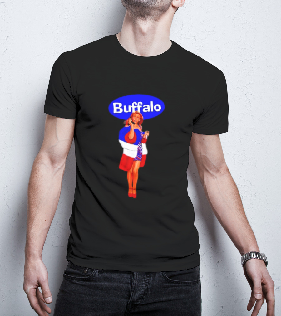 Buffalo Clueless Mafia Cher Iconic Look In Red White Blue T-Shirt