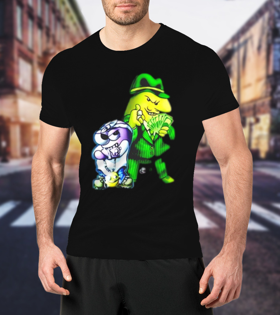 Cool Gangsta Friends Smiling Money Holders T-Shirt