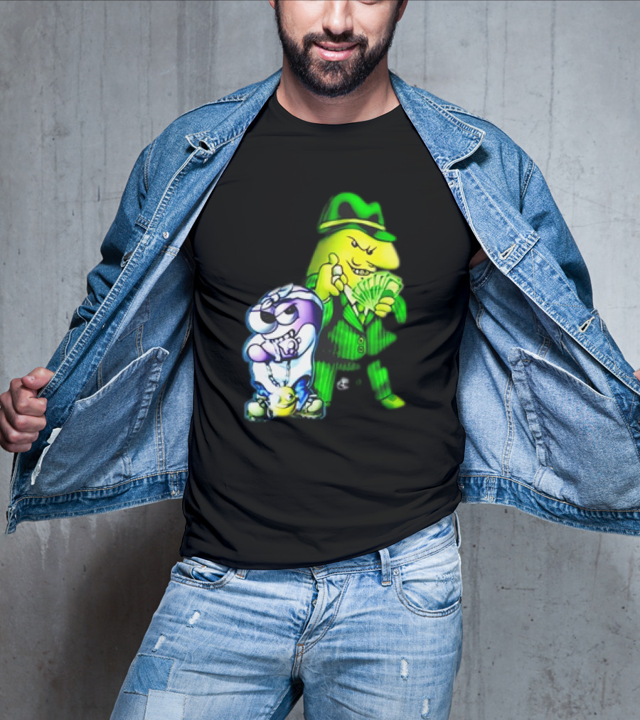 Cool Gangsta Friends Smiling Money Holders T-Shirt