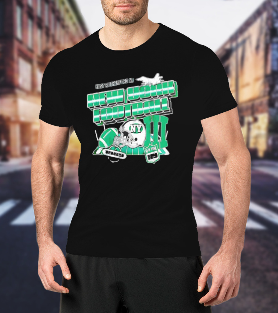 East Rutherford NJ New York Football NY Gang Green III T-Shirt