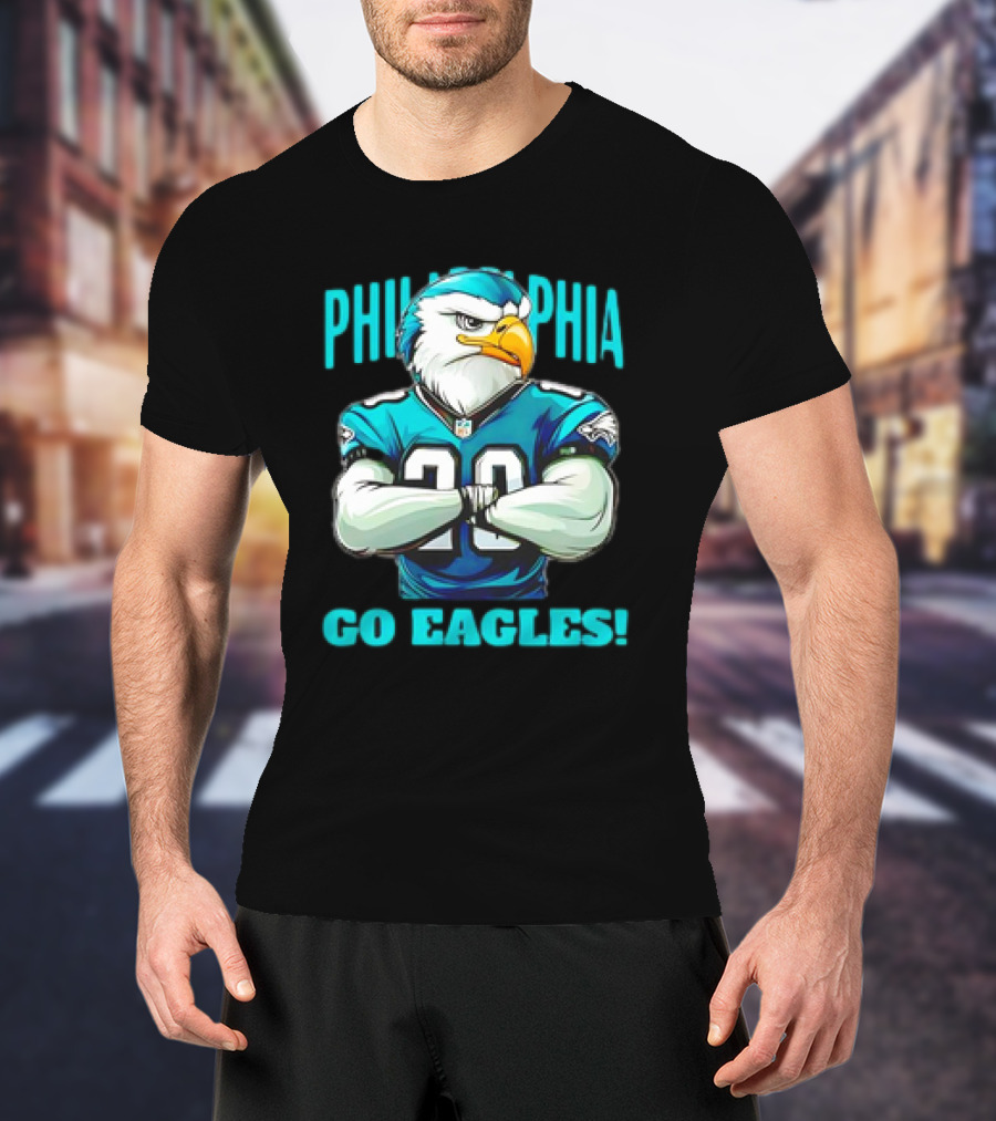 Philadelphia Eagles Mascot Go Eagles NFL Football T-Shirt