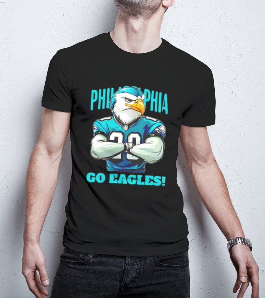 Philadelphia Eagles Mascot Go Eagles NFL Football T-Shirt