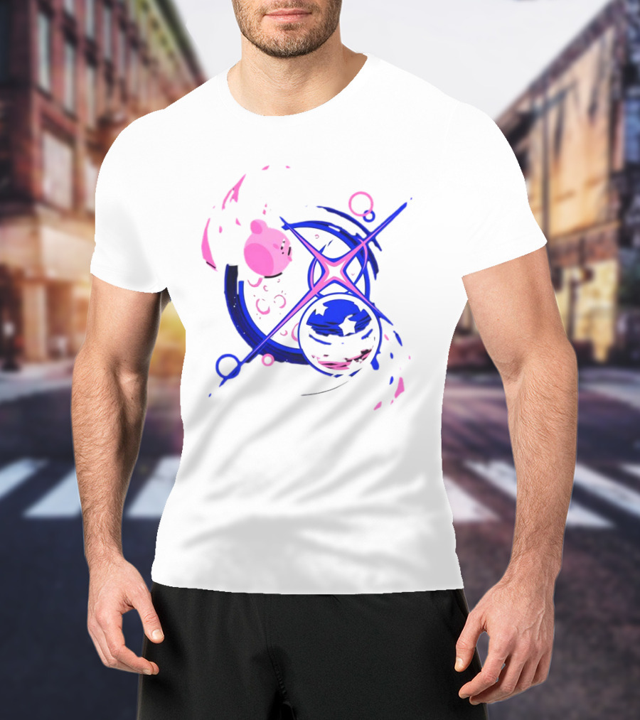 Kirby Oyasumi Celestial Moon Stars Dream T-Shirt
