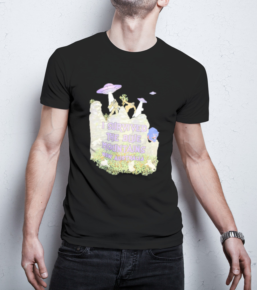 I Survived UFO Encounter In The Blue Mountains NSW Australia T-Shirt