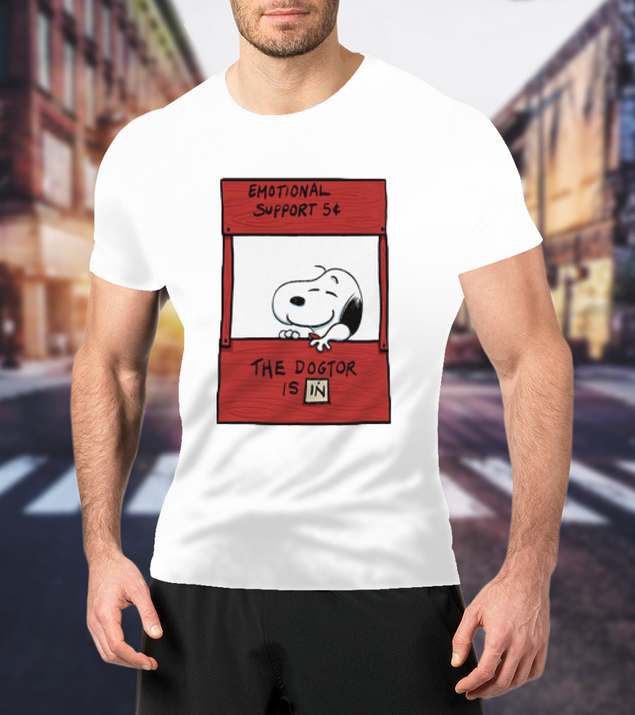 Emotional Support The Dogtor Is In T-Shirt
