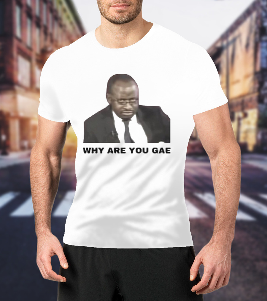 Uganda Gay Rights Interview Why Are You Gae Meme Iconic Image T-Shirt