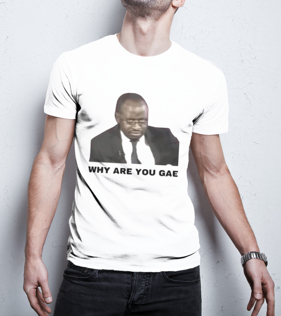 Uganda Gay Rights Interview Why Are You Gae Meme Iconic Image T-Shirt