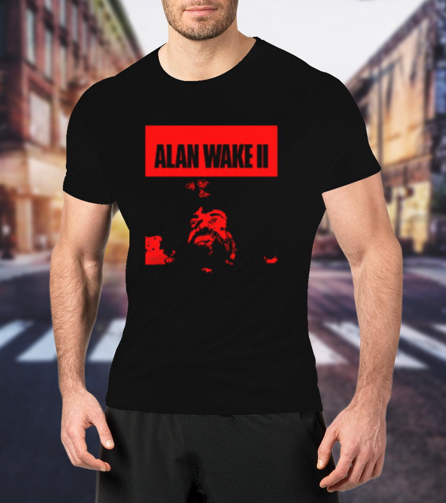 Alan Wake II Red Classic Horror T-Shirt