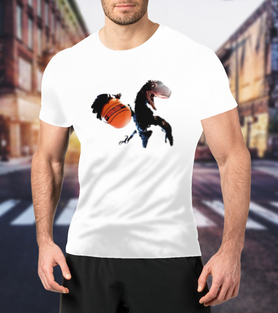Deinonychus Basketball Action T-Shirt