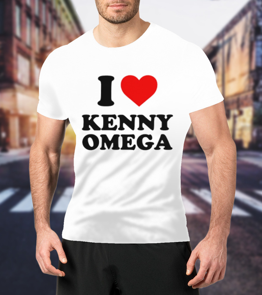 I Heart Kenny Omega Wrestler T-Shirt