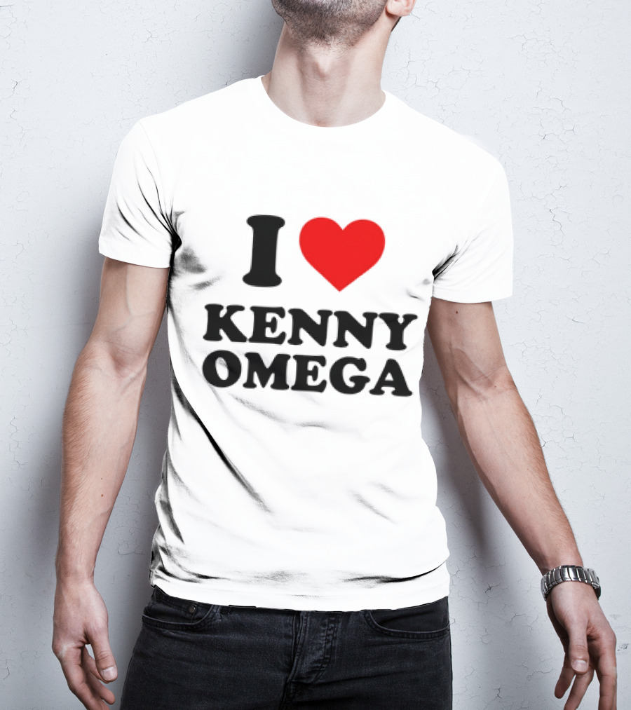 I Heart Kenny Omega Wrestler T-Shirt