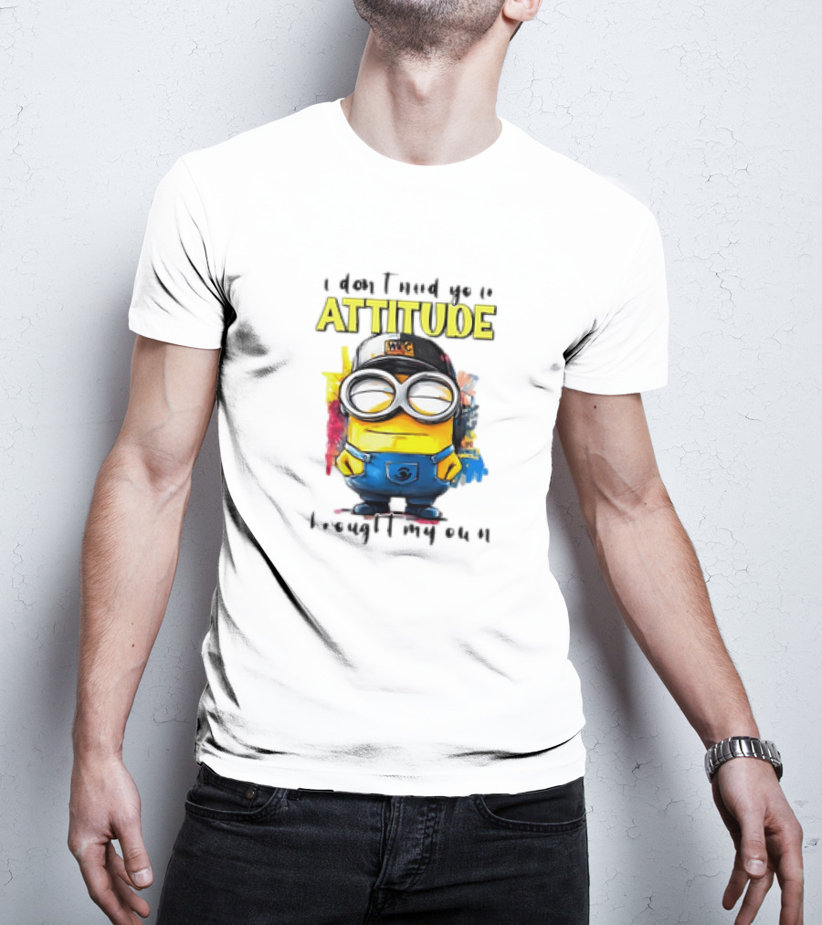 Minion Attitude Statement With Goggles And Hat T-Shirt