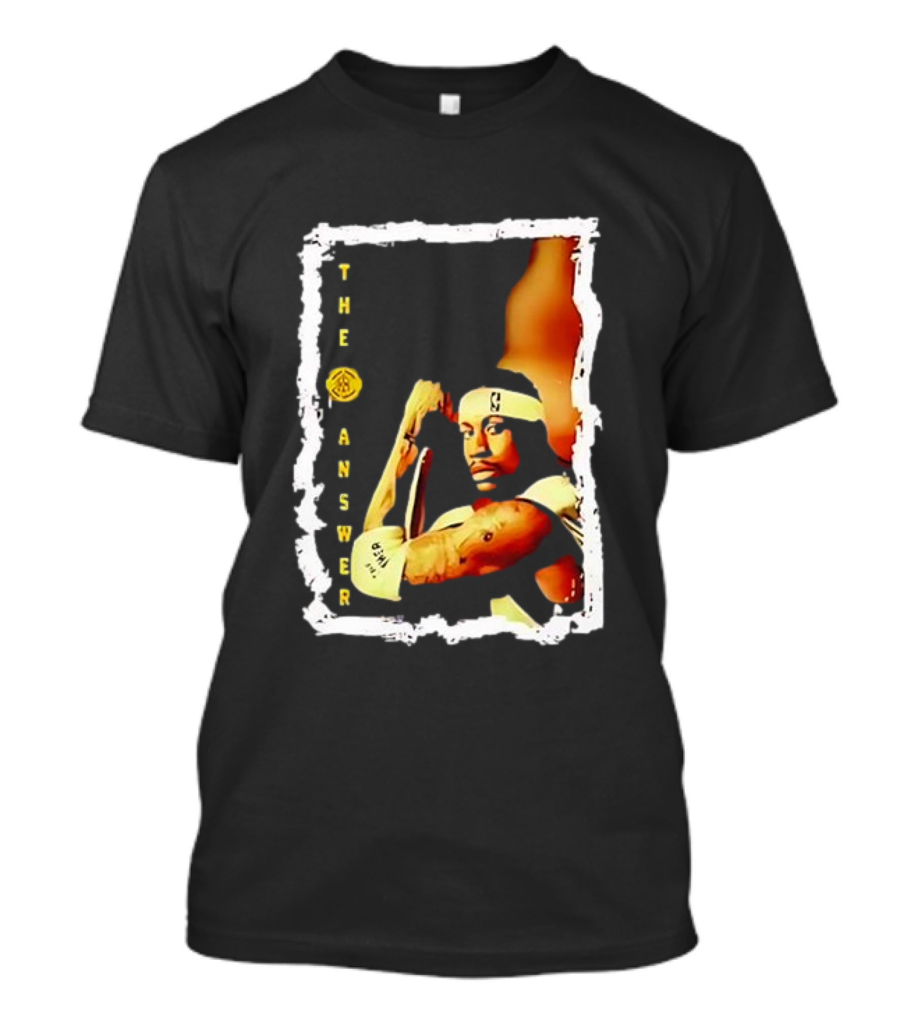 Allen Iverson The Answer Basketball Icon Inspiration T-Shirt