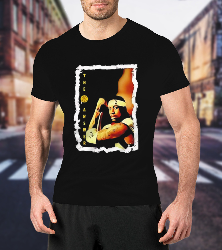 Allen Iverson The Answer Basketball Icon Inspiration T-Shirt