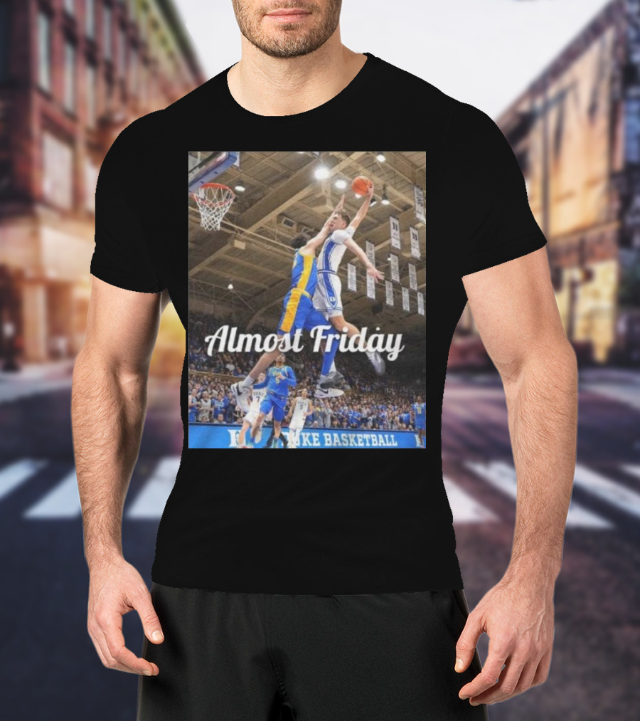 Almost Friday Duke Basketball Action T-Shirt