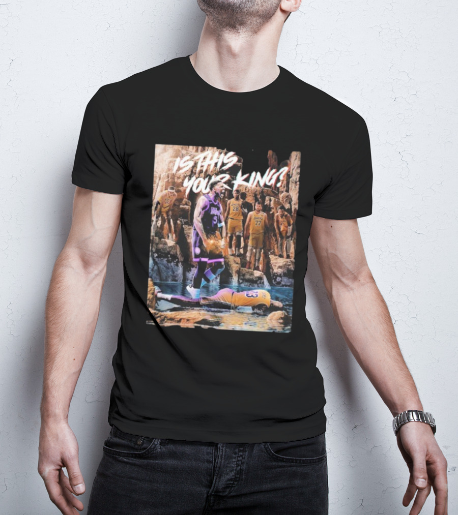 Anthony Edwards Is This Your King Minnesota Timberwolves Eliminate Los Angeles Lakers NBA 2025 T-Shirt