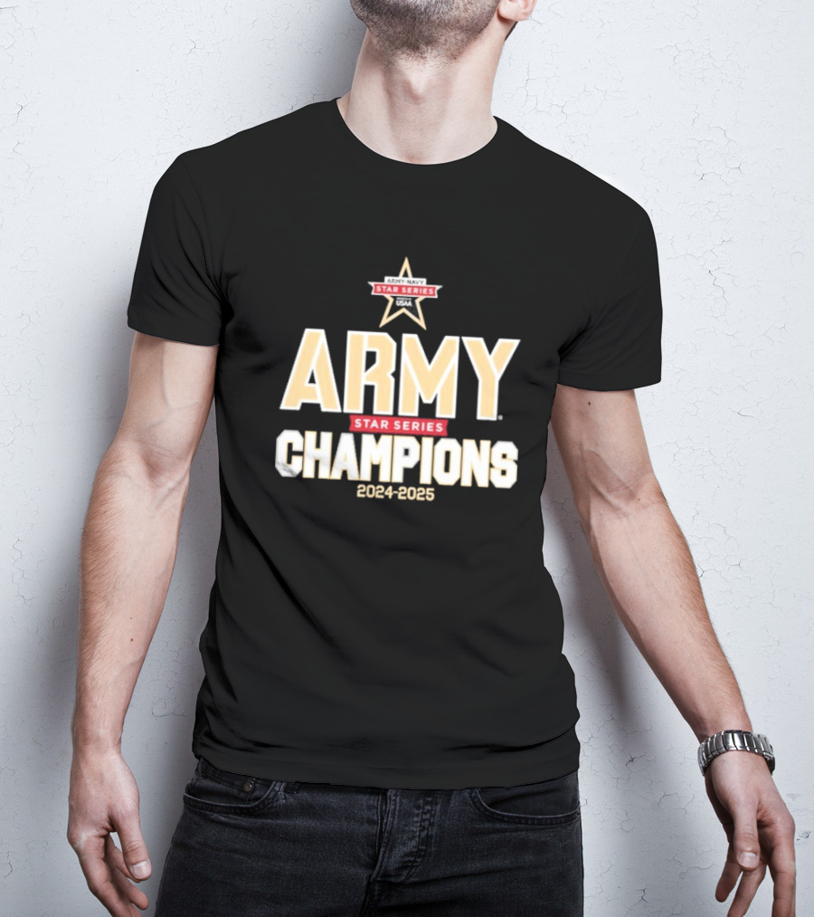 Army Black Knights Star Series Champions 2024-2025 T-Shirt