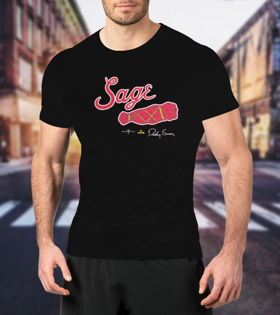 Atlanta Braves Sage Chop Patrick Semansky T-Shirt