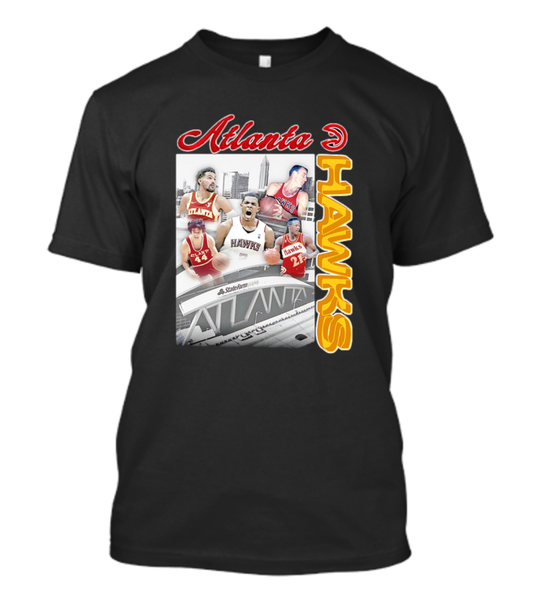 Atlanta Hawks State Farm Arena Basketball Players T-Shirt