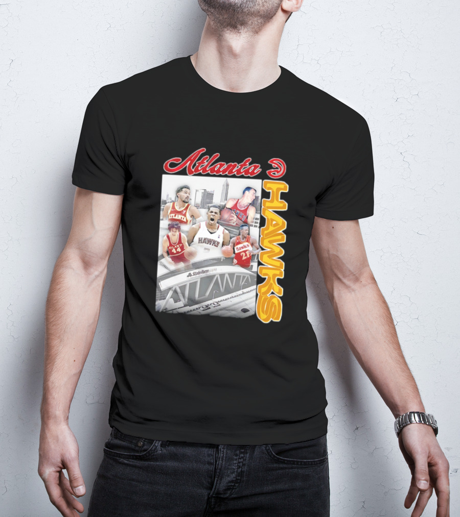 Atlanta Hawks State Farm Arena Basketball Players T-Shirt