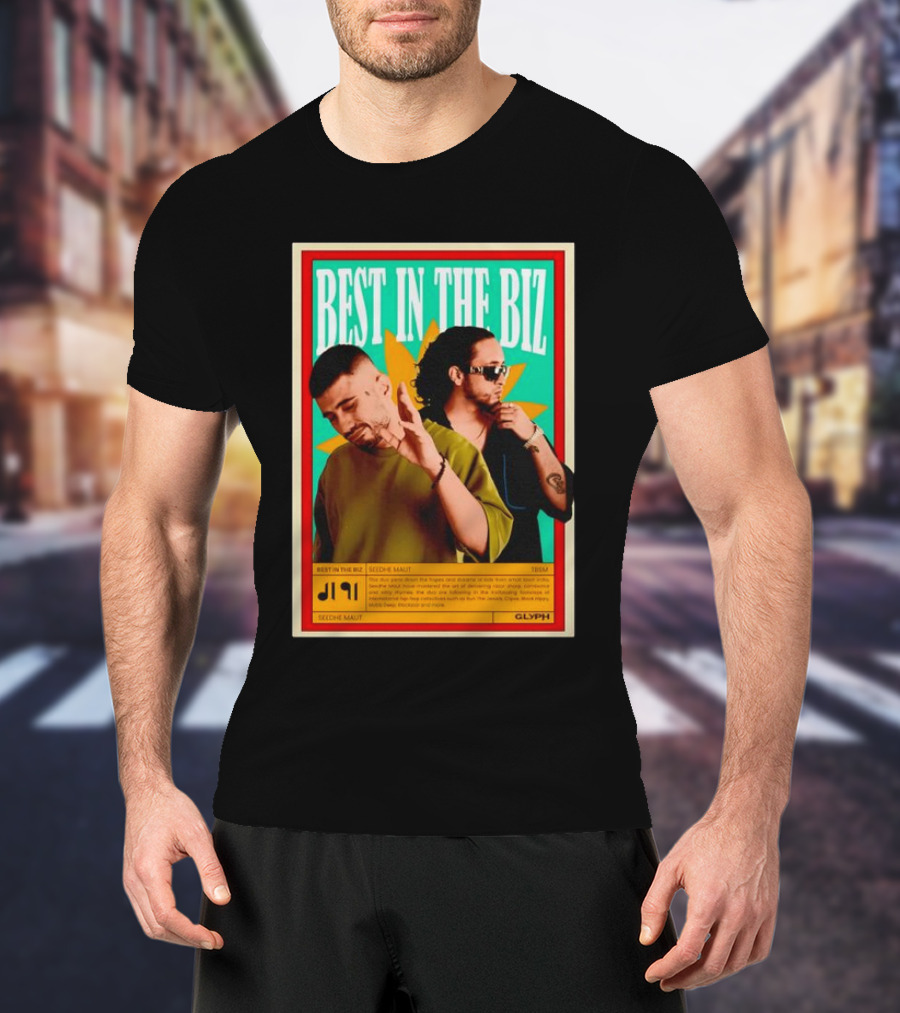 BEST IN THE BIZ SEEDHE MAUT TISM GLYPH T-Shirt
