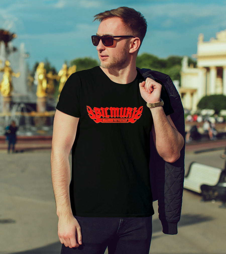 Bilmuri Cranked To The Max Flaming Hot Red Text T-Shirt
