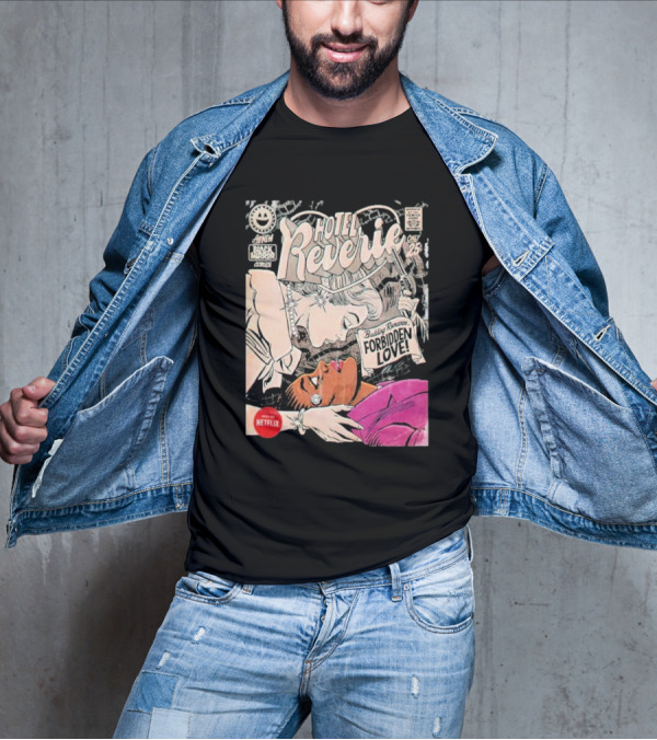 Black Mirror Comics Hotel Reverie Budding Romance Forbidden Love 2025 By Butcher Billy Netflix T-Shirt