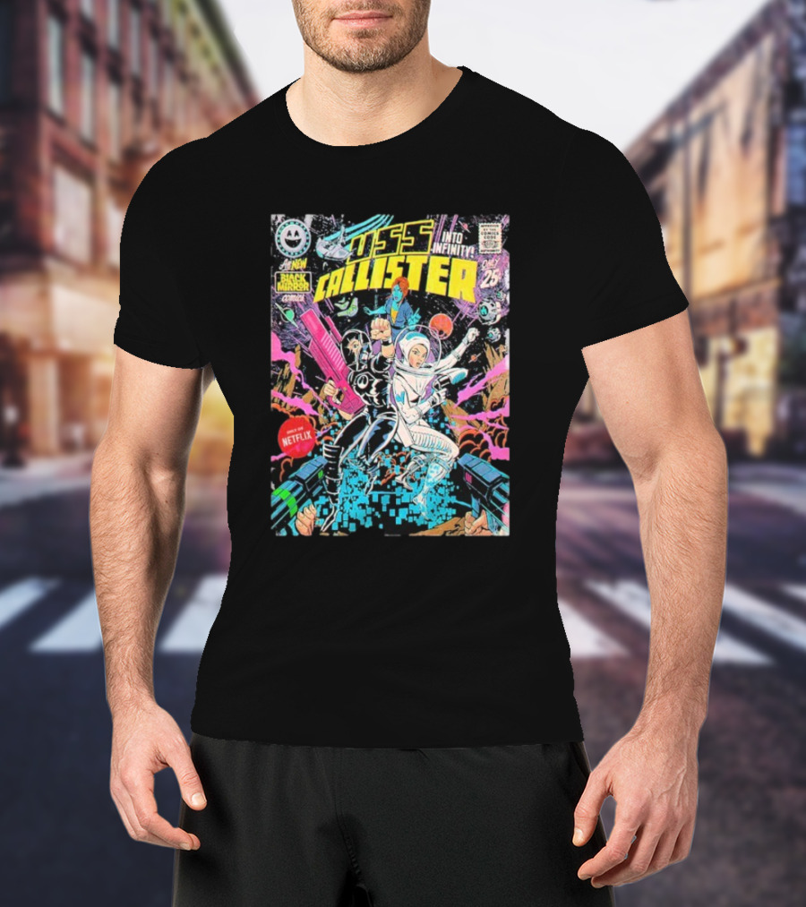 Black Mirror Comics USS Callister Into Infinity Issue 25 Netflix Official 2025 T-Shirt