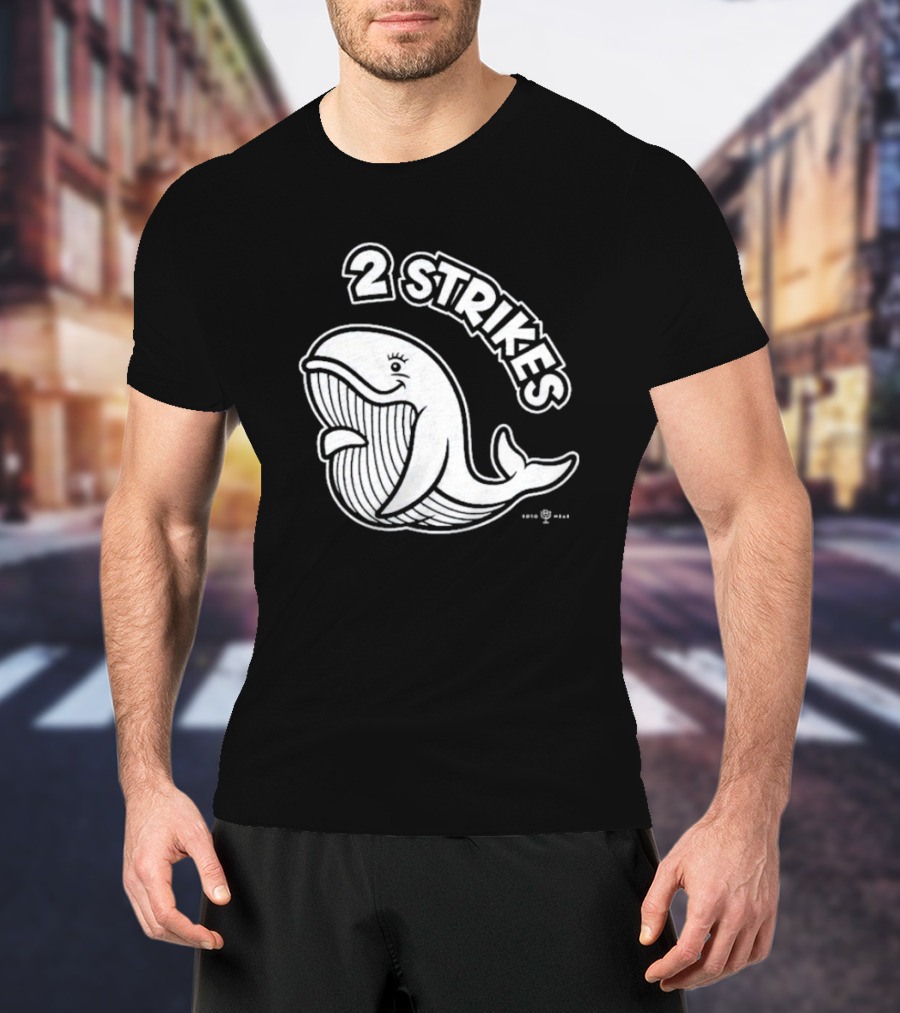 Bryan Hoch 2 Strikes Whale T-Shirt
