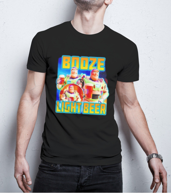 Buzz Lightyear Booze Light Beer Toy Story Parody T-Shirt