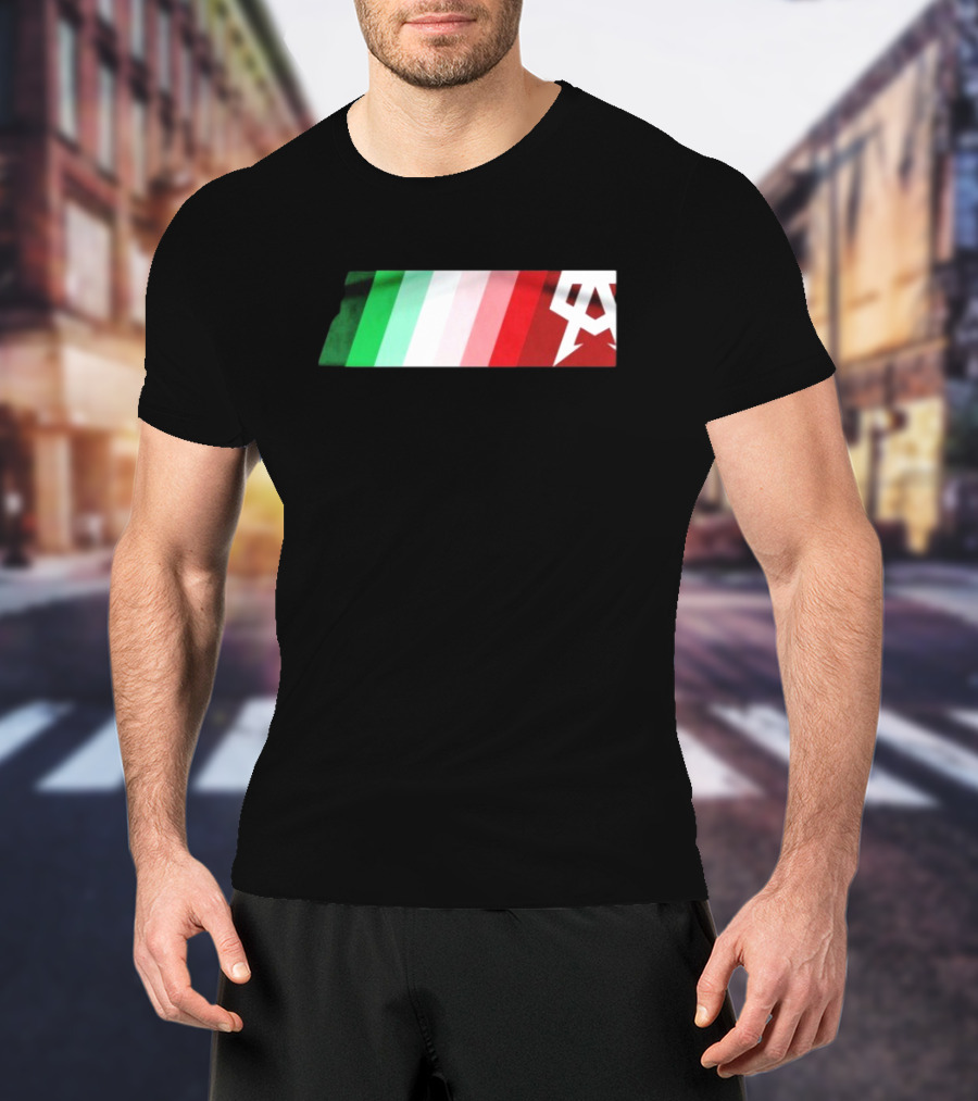 Canelo Alvarez Mexico Boxing Green White Red Symbol T-Shirt