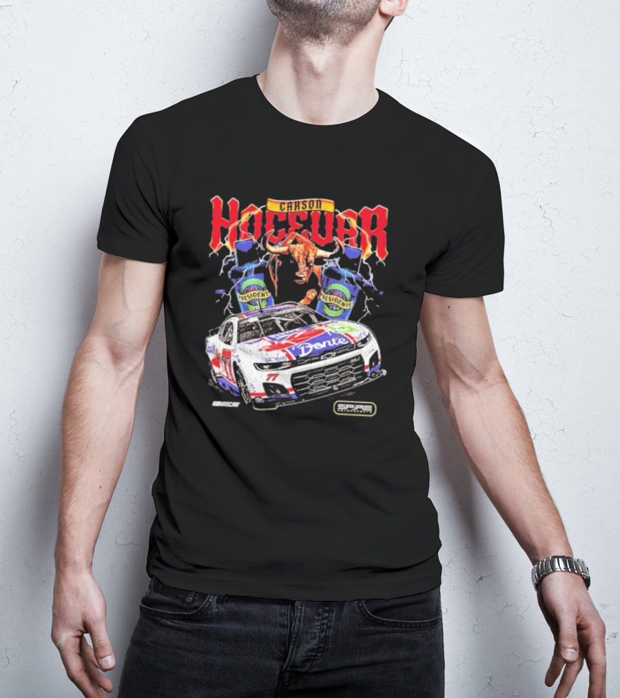 Carson Hocevar NASCAR 77 Spire Motorsports Presidente Racing牛 T-Shirt