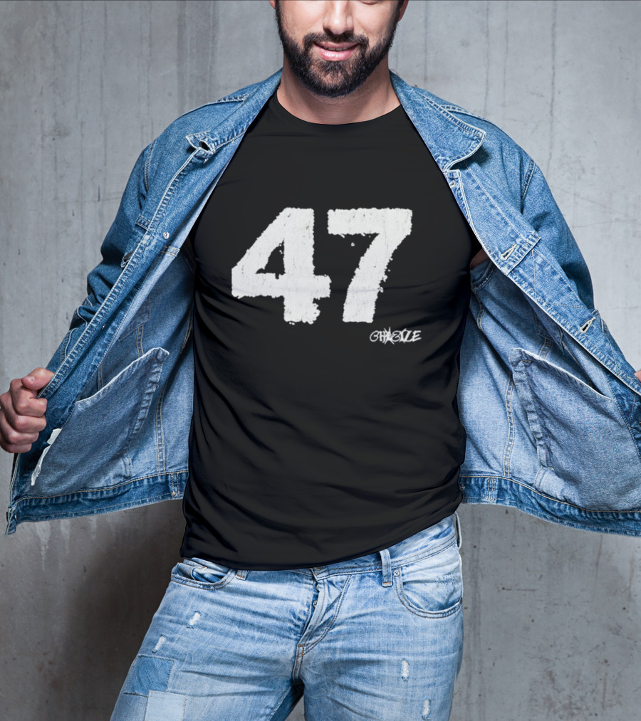 Chezile 47 Vintage Athletic Number Style T-Shirt
