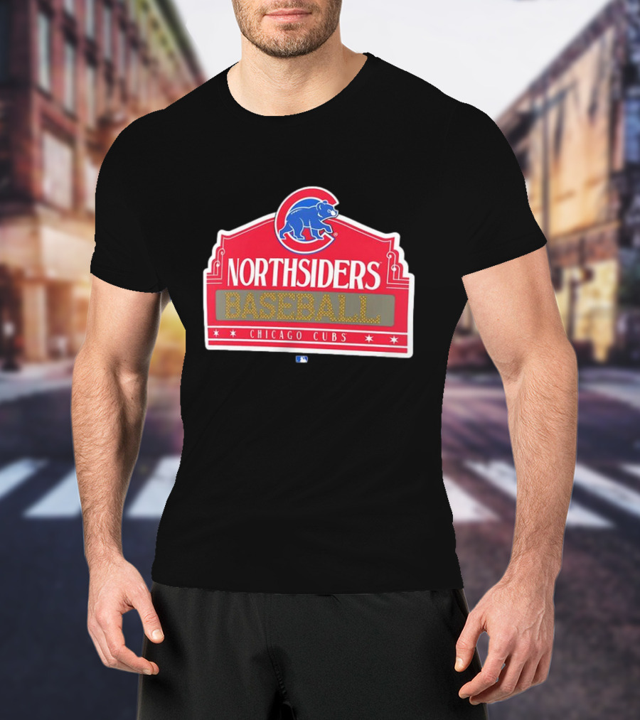 Northsiders Baseball Chicago Cubs Bear Emblem T-Shirt
