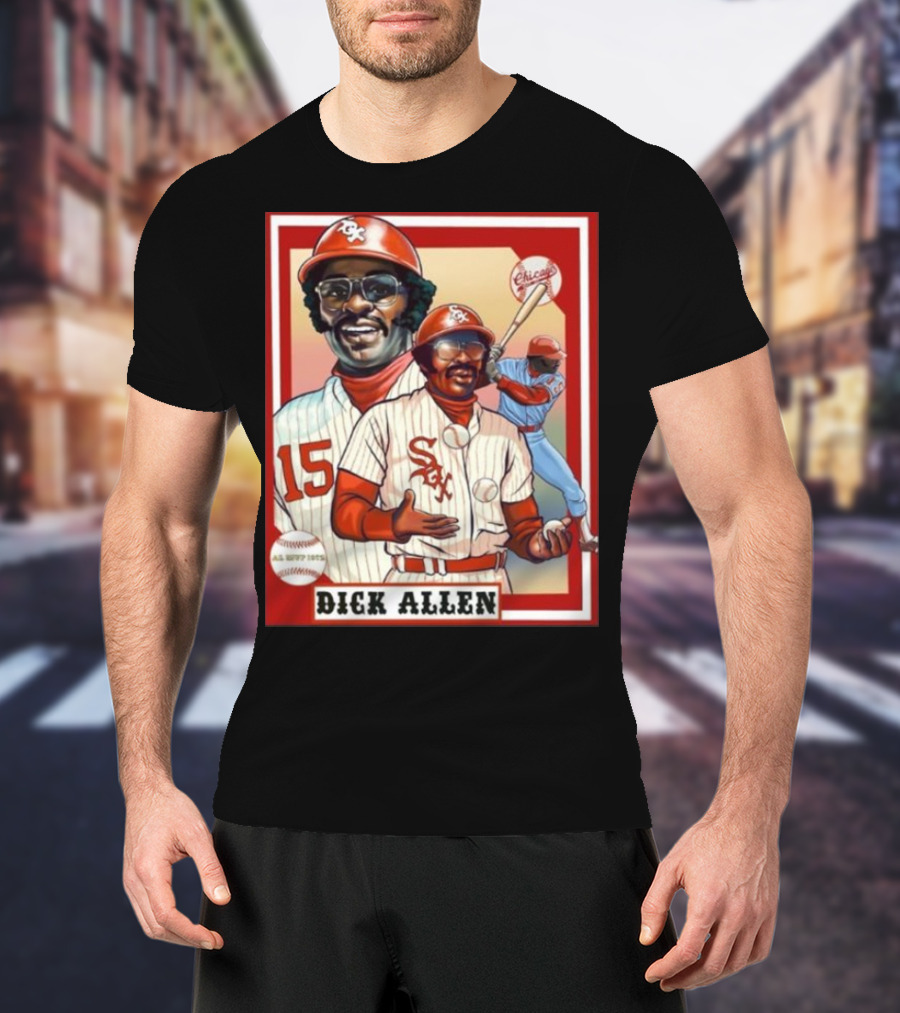Dick Allen Chicago White Sox AL MVP 1972 Vintage Baseball Legend T-Shirt