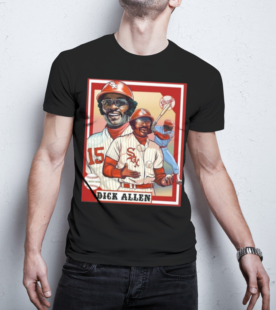 Dick Allen Chicago White Sox AL MVP 1972 Vintage Baseball Legend T-Shirt
