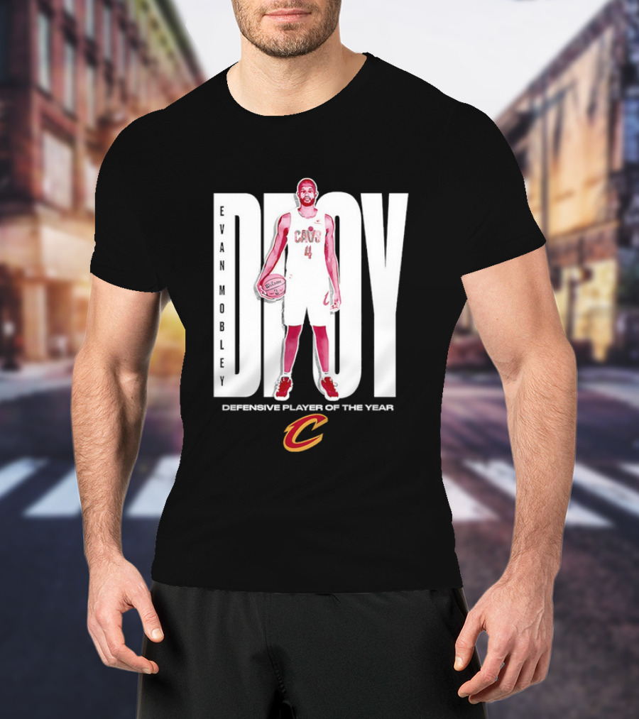 Cleveland Cavaliers Evan Mobley DPOY Defensive Player Of The Year 4 Cavs T-Shirt