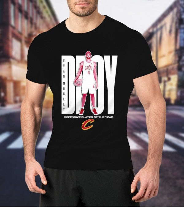 Cleveland Cavaliers Evan Mobley DPOY Defensive Player Of The Year 4 Cavs T-Shirt