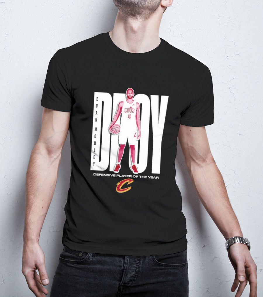 Cleveland Cavaliers Evan Mobley DPOY Defensive Player Of The Year 4 Cavs T-Shirt