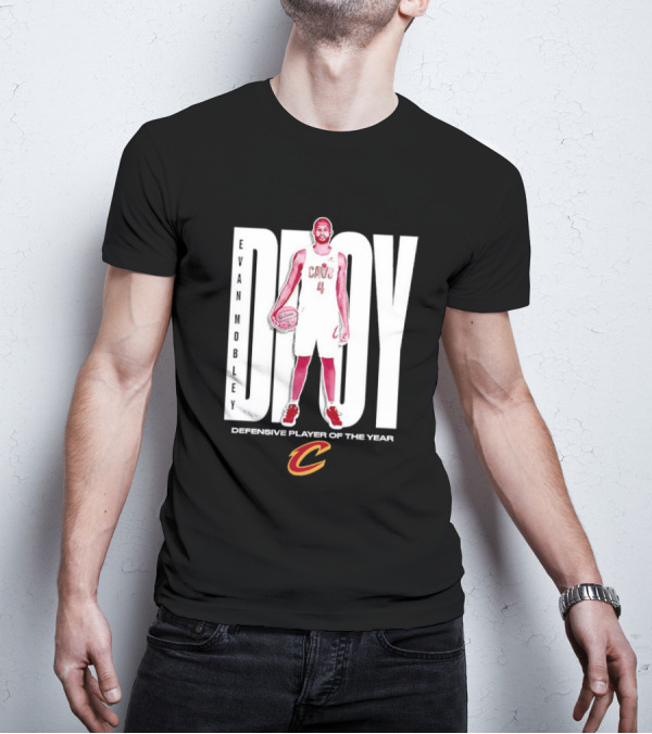 Cleveland Cavaliers Evan Mobley DPOY Defensive Player Of The Year 4 Cavs T-Shirt