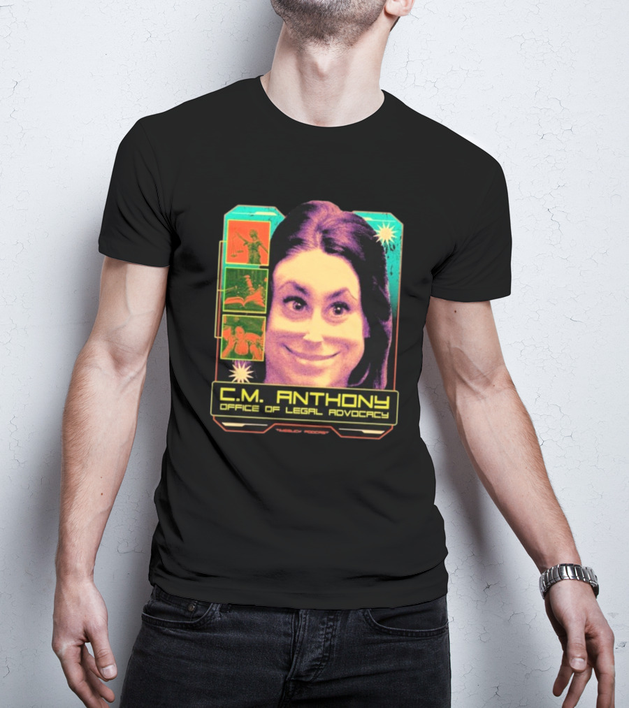 C.M. Anthony Office Of Legal Advocacy Retro Pop Art Style T-Shirt