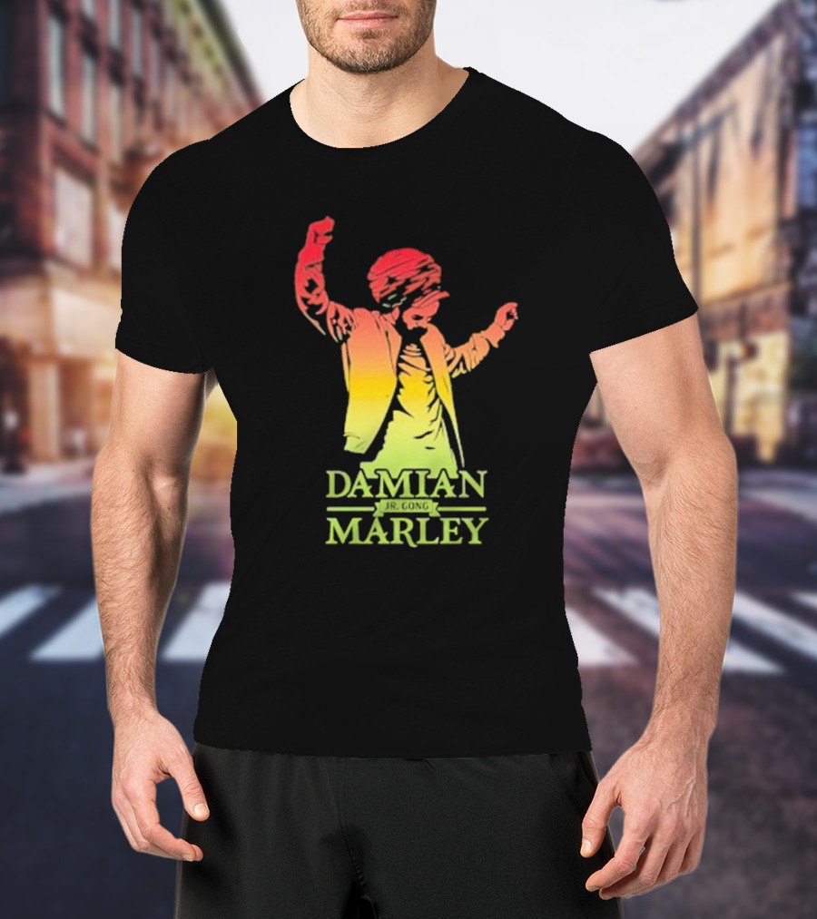 Damian Marley Reggae Colors Dancing T-Shirt