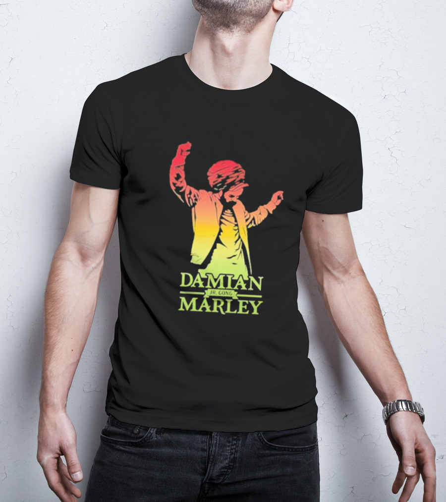 Damian Marley Reggae Colors Dancing T-Shirt
