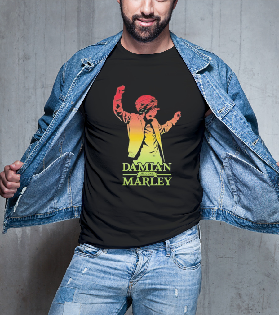 Damian Marley Reggae Colors Dancing T-Shirt