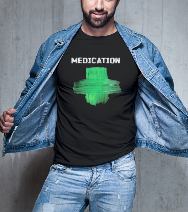 Damian Marley Medication Green Cross T-Shirt