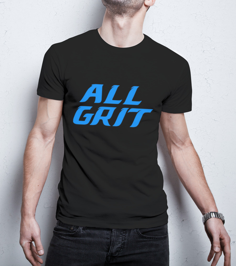 Detroit All Grit Football Motivation T-Shirt
